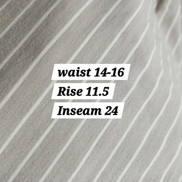 Striped Tan Women's Pants. Size Small. - Picture 4 of 11